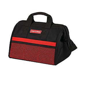 Craftsman 13" Wide Mouth Tool Bag (Black/Red) $4 or less w/ SD Cashback + Free Store Pickup
