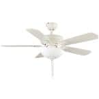 Select Ceiling Fans: Hampton Bay Wellston II 44" White Ceiling Fan w/ Light Kit $61.60 & More + Free Shipping