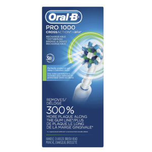 Oral-B Pro 1000 CrossAction Electric Toothbrush (White) - $30 + Free Pickup @ Walgreens