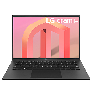 LG Gram Laptops: 14" 1920x1200, i71260P, 32GB RAM, 1TB SSD $1099 & More + Free Shipping