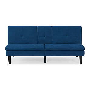 Serta Princeton Modern Futon with Pull Down Drink Tray (3 Colors) $197 + Free Shipping