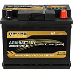 Weize Platinum AGM Automotive Batteries Group 47(H5) $108.00, Group 48(H6) $117.00, Group 94R(H7) $144.00, Group 49(H8) $135.00 + Free Shipping