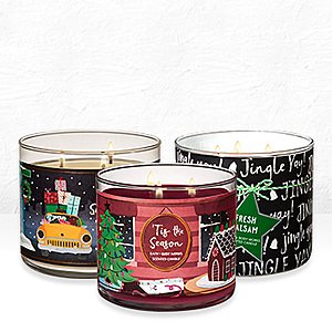 Select Bath & Body Works Stores: All 3-Wick Candles $9 Each (In-Stores only)