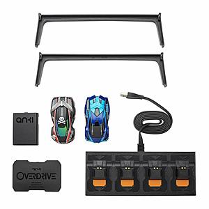 Anki Overdrive Starter Kit Includes 2 Racing Cars Charger Platform Tire Cleaner $20