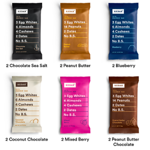 12 pack of 1.83oz RXBAR Best Selling Sampler Pack for $12 + Free S&H