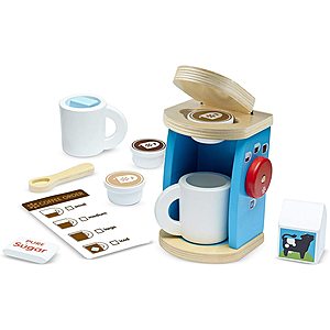 11 pce. Melissa & Doug Brew and Serve Wooden Coffee Maker Set $12.91 at Amazon