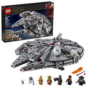 1351-Piece LEGO Star Wars Millennium Falcon Building Set w/ 7 Minifigs (75257) $128 + Free Shipping