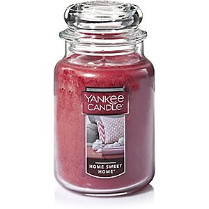 Yankee Candle Large Jar Candle (Home Sweet Home) $12 + Free Ship w/Prime