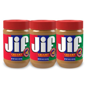 3-Pack 16-Oz Jif Creamy Peanut Butter $5.45 w/ Subscribe & Save