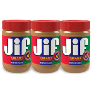 3-Pack 16-oz Jif Creamy Peanut Butter $5.45 & More w/ Subscribe & Save