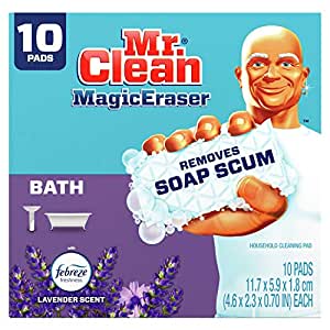 10 Ct. Mr. Clean Magic Eraser, Bath (Febreze Lavender Scent) $8.15 w/s&s