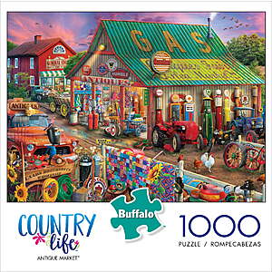 1000 Pc. Buffalo Games Country Life - Antique Market Jigsaw Puzzle $6.03 + Free S&H w/ Walmart+ or $35+