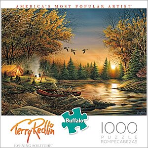 1000 Pc. Buffalo Games Terry Redlin - Evening Solitude Jigsaw Puzzle $5.59 + Free S&H w/ Walmart+ or $35+