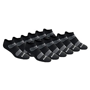12-Pairs of Saucony Men's Comfort Fit Performance No-Show Socks (Black; Size 8-12) $13.99 Shipped w/Prime