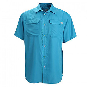 Mossy Oak EAG Elite Big Blue Short-Sleeve Fishing Shirt (Coastal Blue or Silver) $13 + Free Shipping