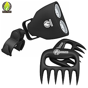 Cave Tools Combo Pack - Light & Meat Shredder $13.99 + Free Shipping