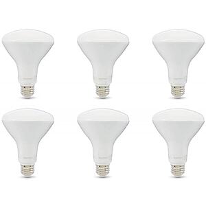 6-Pack Amazon Basics 65W Equivalant BR30 LED Dimmable Light Bulbs (Daylight) $9.99 + Free Shipping