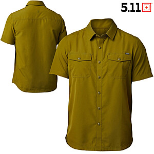5.11 Men's Tactical Marksman Short-Sleeve Shirt (XS, M, L, XL, XXL) Rifle Green $19.99 + Free Shipping