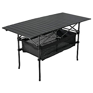 Monoprice MPM 4 Ft Outdoor Folding Portable Picnic Camping Table with Storage $39.99 + Free Shipping