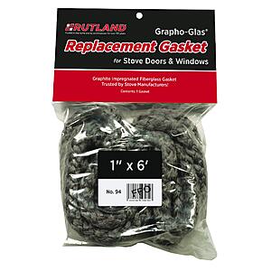 Rutland Products 94 Graphite Impregnated Rope Gasket, 1" x 72", 6 feet $6.44 + Free Shipping w/ Prime or on $35+