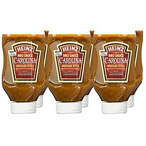 6-Count Heinz BBQ Sauce, Carolina Mustard Style $10.03 5% - $8.78 15% AC + Free Shipping