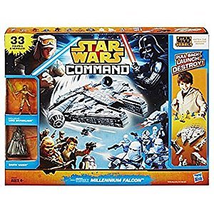 Star Wars Command Millennium Falcon Set $9.99 Amazon
