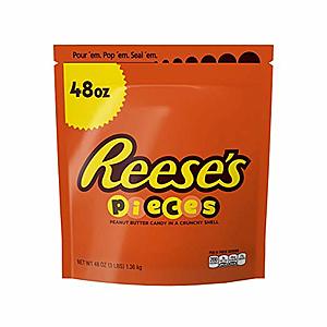 48oz. REESE'S PIECES Candies $7.33 5% or $6.36 15% AC w/s&s