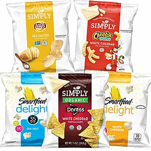 36-Ct Simply Brand Simply & Smartfood Delights Variety Pack $10.65 w/ S&S + Free Shipping