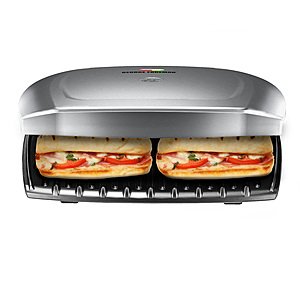 George Foreman 9-Serving Electric Indoor Grill and Panini Press (Platinum) GR2144P $24.99 - Walmart / Amazon