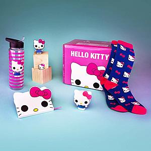 Funko Hello Kitty Collectors Box (Flocked Funko Pop, Socks, Pin, Notebook, Water Bottle, Patch) $23.99 - Amazon