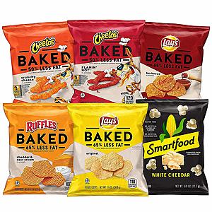 40-Ct Frito-Lay Baked & Popped Mix Variety Pack $10.98 5% or $9.83 15% AC w/ S&S + Free S&H
