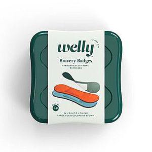 48-Ct. Welly Bravery Standard Flex Fabric Solid Color Bandages $4.89 - Target + Free Shipping 25+