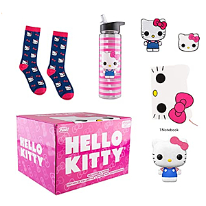 Funko Hello Kitty Collectors Box (Flocked Funko Pop, Socks, Pin, Notebook, Water Bottle, Patch) $14.80 - Amazon (+ $1.00 Digital Credit)