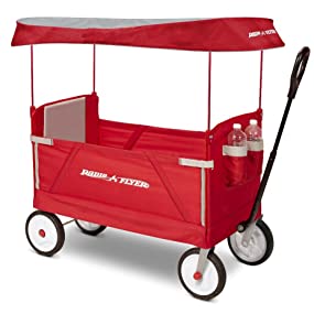 Radio Flyer 3-in-1 EZ Fold Wagon with Canopy $75 + Free Shipping