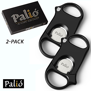 2 Qty. Palio Surgical Steel Jet Black Cigar Cutters $25.00 + Free Shipping at CigarPage.com