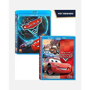 Disney Movie Insiders: Cars (Blu-ray + DVD) + Cars 2 (Blu-ray + DVD) 400 Points