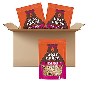 3-Pk 12-Oz Bear Naked Granola from $7.10 w/ Subscribe & Save