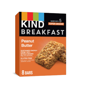 32-Count 1.76-Oz KIND Breakfast Bars (Peanut Butter) $17.40 w/ Subscribe & Save & More