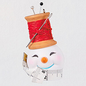 Hallmark Winter Clearance Sale: Young Santa Ornament $5.50, Sew Snowman Ornament $4 & More + Free S/H on $20+
