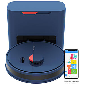 bObsweep Wi-Fi Connected Self-Emptying Robot Vacuum and Mop (Various Colors) - $199.98