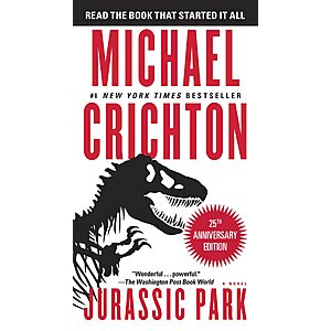 Michael Crichton: Jurassic Park [Kindle eBook] $2 ~ Amazon