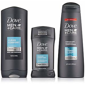 Dove Men+Care Everyday Gift Pack (Clean Comfort) $6.92 or less w/ S&S + Free S/H