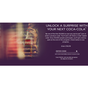 Enter Code from Coca Cola Beverage, Get Popcorn and Drink at AMC  Free w/ Coca‑Cola Account