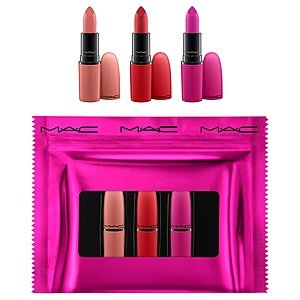Macys Beauty Extra 15% Off: 5-Piece Lancome Full Size Lipcolor Set $32.30, 3-Piece MAC Shiny Pretty Things Full Size Lipcolor Set $20.83, More + free shipping