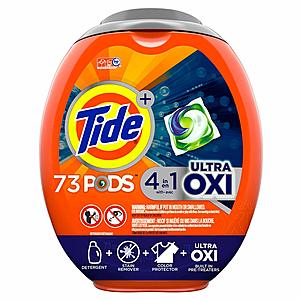 73-Count Tide Pods Ultra Oxi Liquid Laundry Detergent Pacs 3 for $33.25 w/ S&S + Free S&H