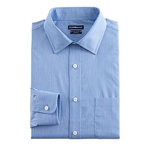 Men's Croft & Barrow® Classic-Fit and Slim Fit Easy Care Spread Collar Dress Shirts for $8.49 / W KC $6.99 at Kohl’s with store pickup /FS