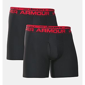 Under Armour Outlet: Extra 25% Off $100+ Coupon | -e.g. 2-Pack Men's 6" UA Original Series Boxerjock $13.13, Boy's Armour Fleece Pants $15.75, UA Hustle 4.0 Backpack $24