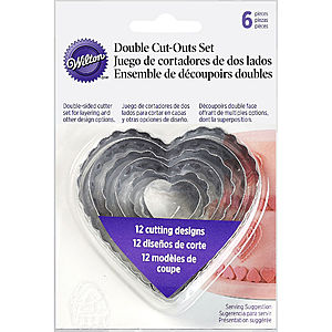 6-Count Wilton Heart or Star Fondant & Cookie Cutters $0.60 + Free Shipping