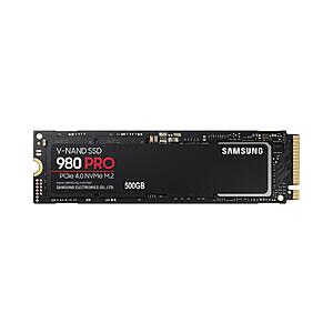 Samsung 980 PRO 500GB PCIe 4.0 NVMe M.2 Internal V-NAND Solid State Drive PlayStation 5 Compatible  $49.99 + Free Shipping Gamestop Pro Members Only
