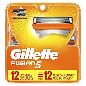 Prime Members: Gillette: 12ct Fusion Manual Blades + 12ct Fusion5 Blades  $25.35 + Free Shipping